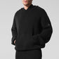 Scholar Hooded Sweater — Black