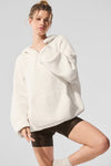 Scholar Hooded Sweater — Ivory