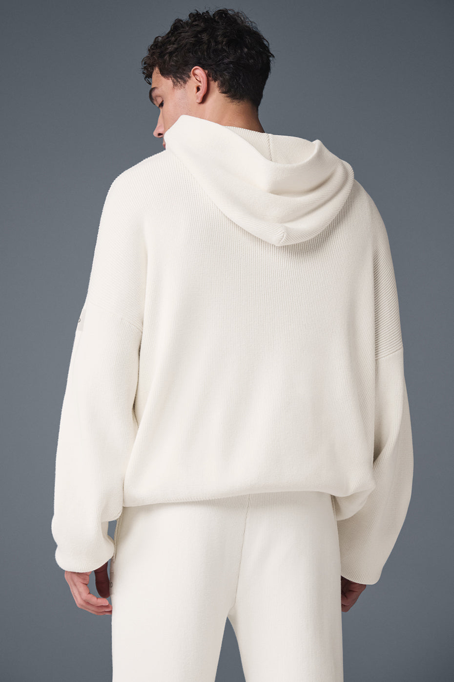 Scholar Hooded Sweater — Ivory