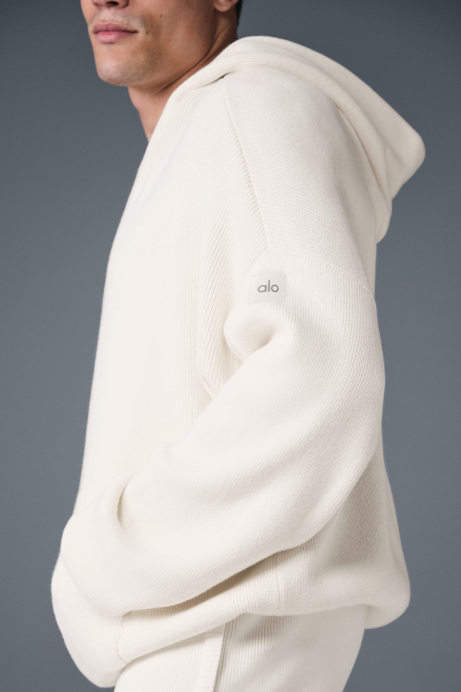 Scholar Hooded Sweater — Ivory