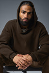 Scholar Hooded Sweater — Espresso
