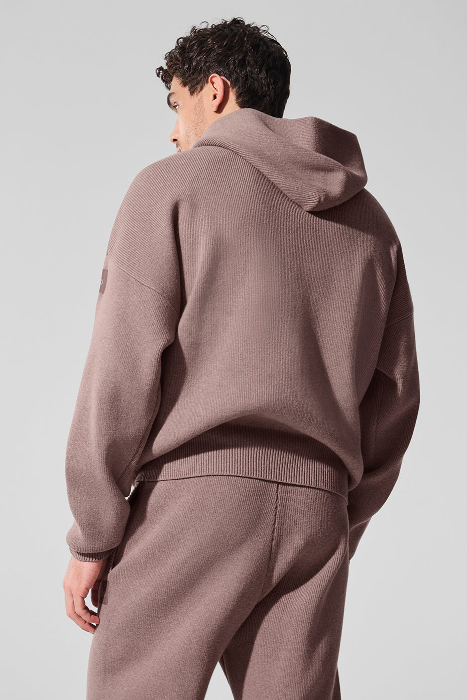 Scholar Hooded Sweater — Mushroom Heather