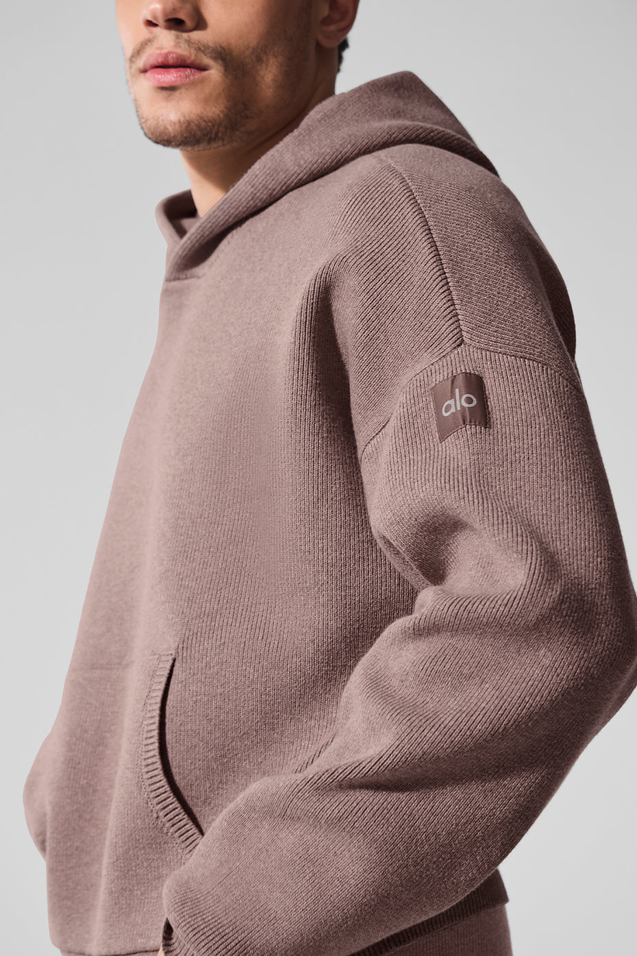 Scholar Hooded Sweater — Mushroom Heather