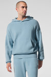 Scholar Hooded Sweater — Celestial Blue Heather