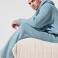 Scholar Hooded Sweater — Celestial Blue Heather