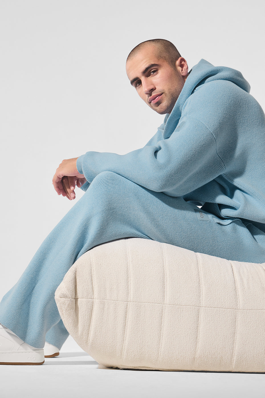 Scholar Hooded Sweater — Celestial Blue Heather