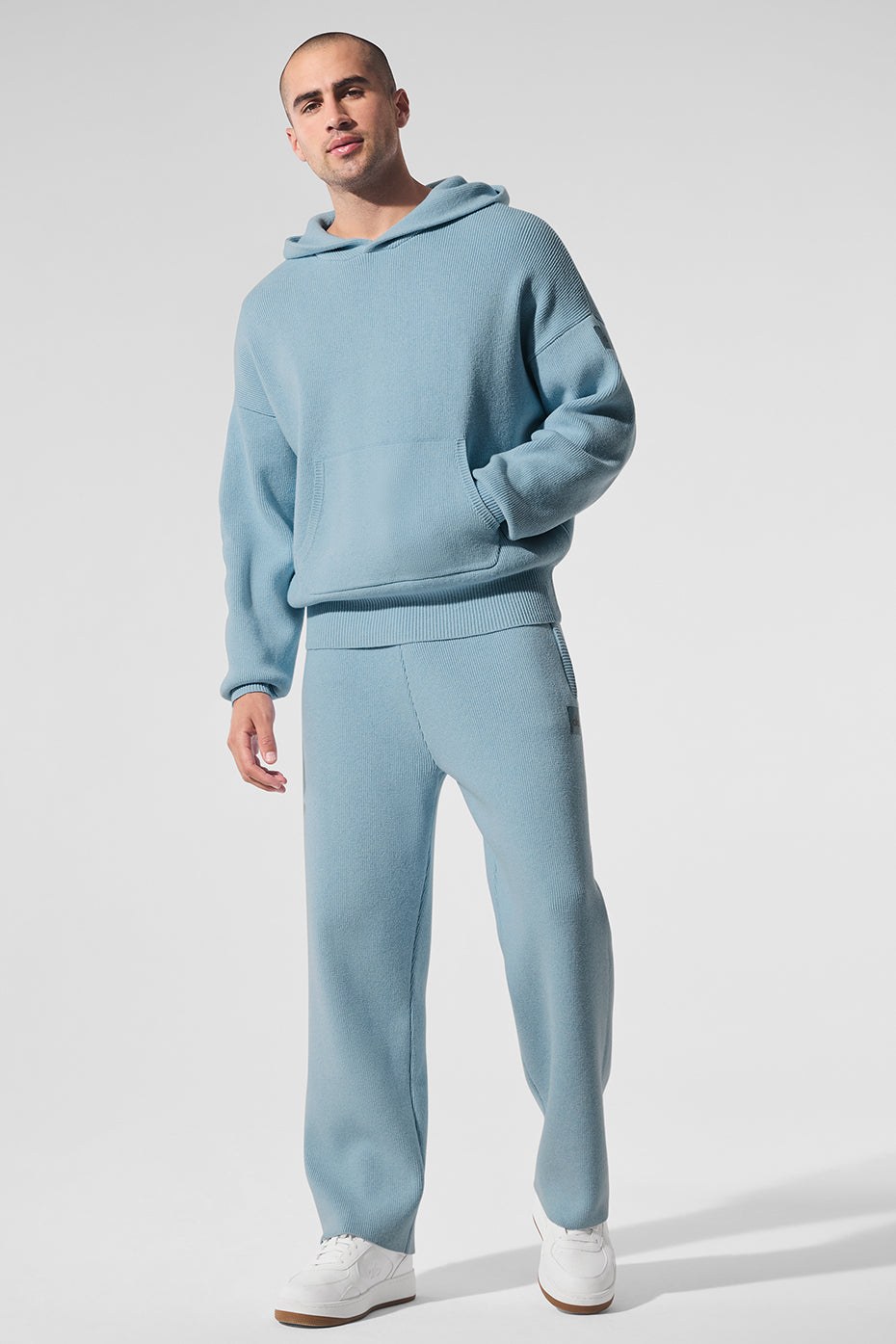 Scholar Hooded Sweater — Celestial Blue Heather