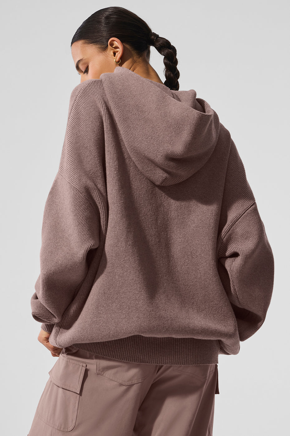 Scholar Hooded Sweater — Mushroom Heather