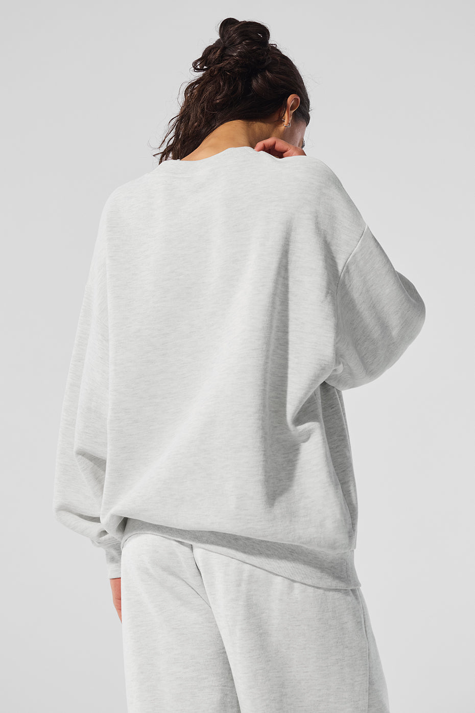 Accolade Crew Neck Crew Sweatshirt — White Heather