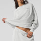 Accolade Crew Neck Crew Sweatshirt — White Heather