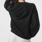 Accolade Crew Neck Crew Sweatshirt — Black