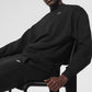 Accolade Crew Neck Crew Sweatshirt — Black