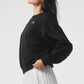 Accolade Crew Neck Crew Sweatshirt — Black