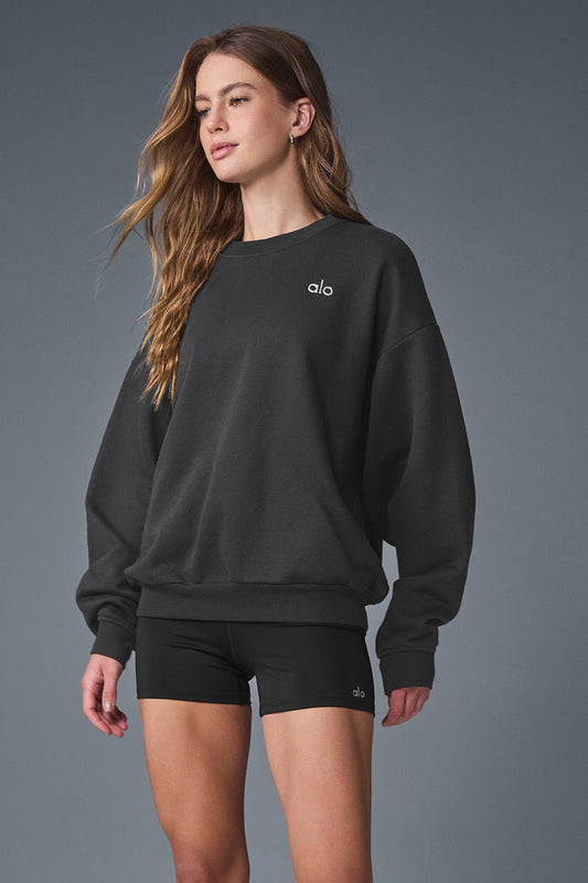 Accolade Crew Neck Crew Sweatshirt — Anthracite