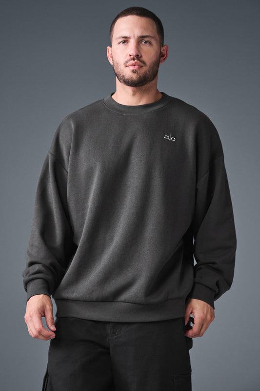 Accolade Crew Neck Crew Sweatshirt — Anthracite