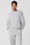 Accolade Crew Neck Crew Sweatshirt — Athletic Heather Grey