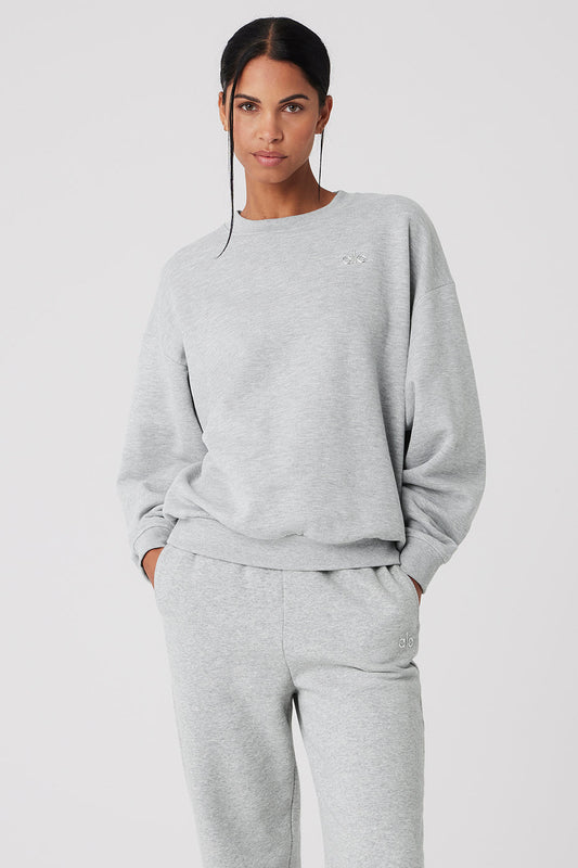 Accolade Crew Neck Crew Sweatshirt — Athletic Heather Grey