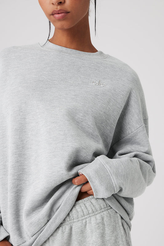 Accolade Crew Neck Crew Sweatshirt — Athletic Heather Grey
