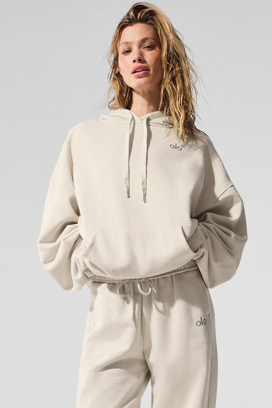 Accolade Hooded Sweatshirt — Bone