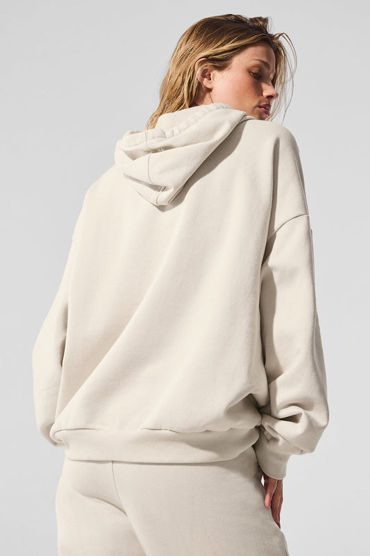 Accolade Hooded Sweatshirt — Bone