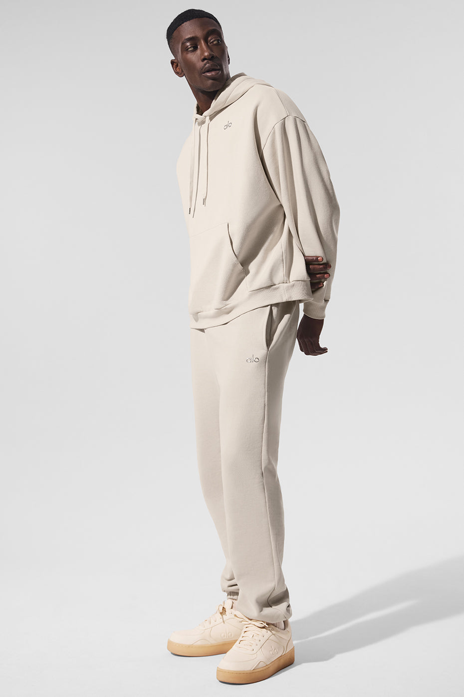 Accolade Hooded Sweatshirt — Bone