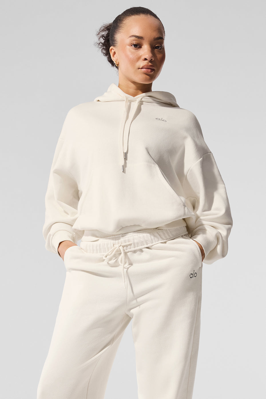Accolade Hooded Sweatshirt — Ivory