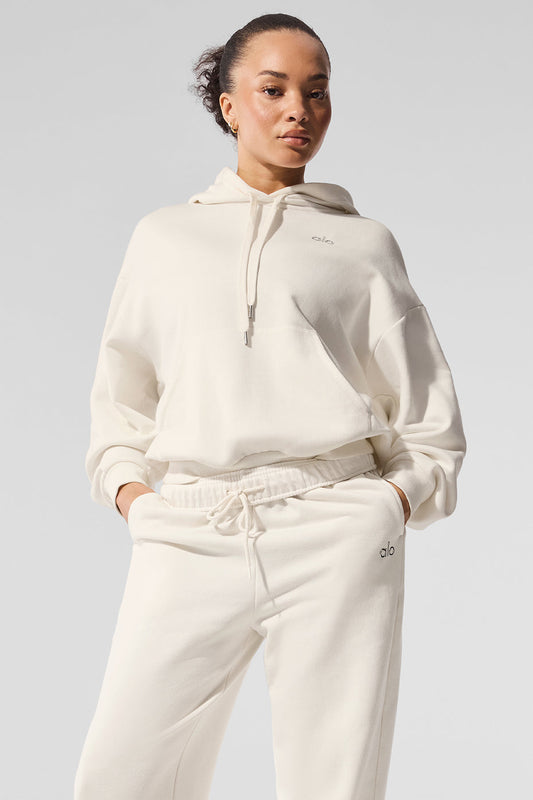 Accolade Hooded Sweatshirt — Ivory