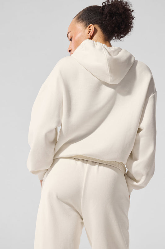 Accolade Hooded Sweatshirt — Ivory