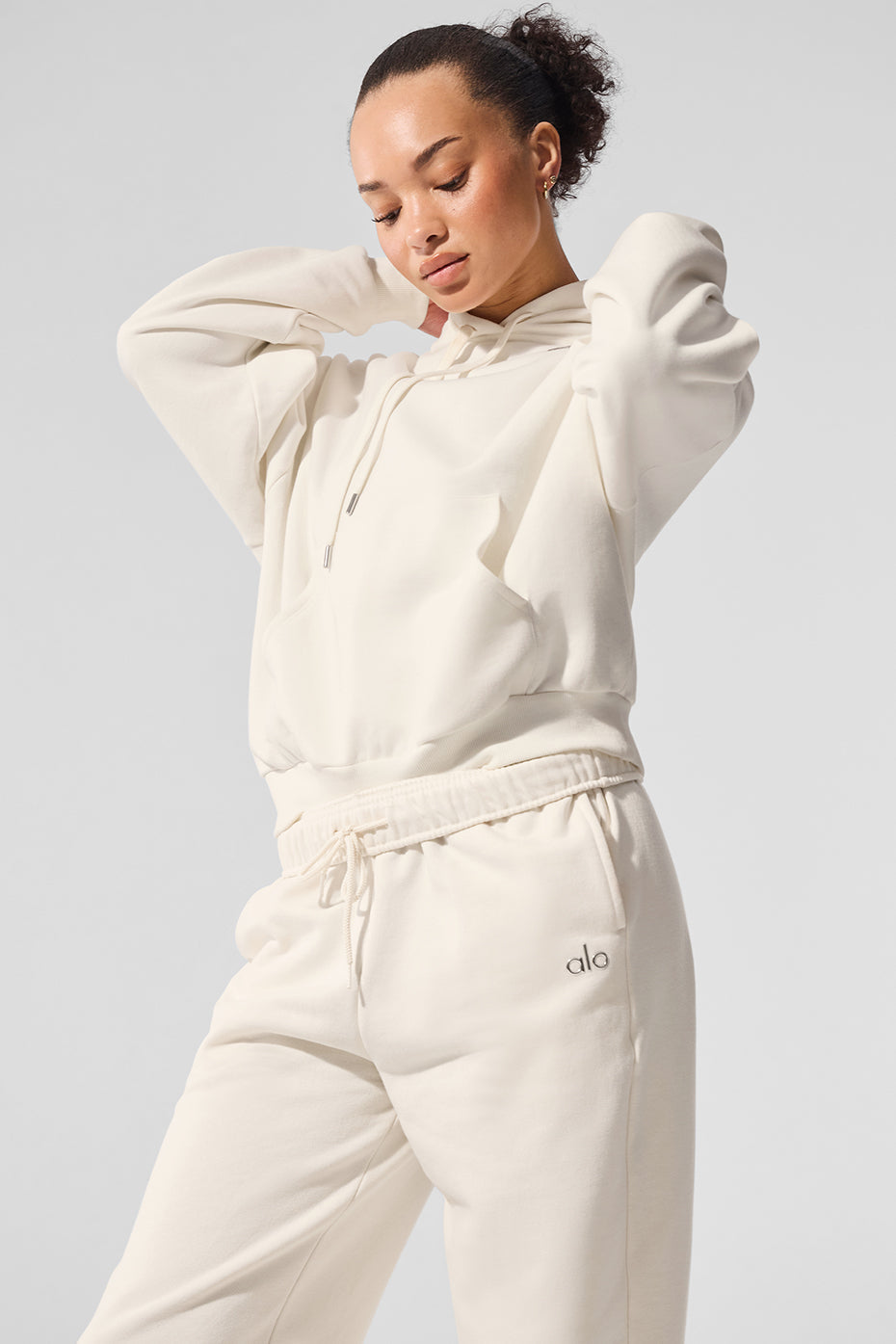 Accolade Hooded Sweatshirt — Ivory