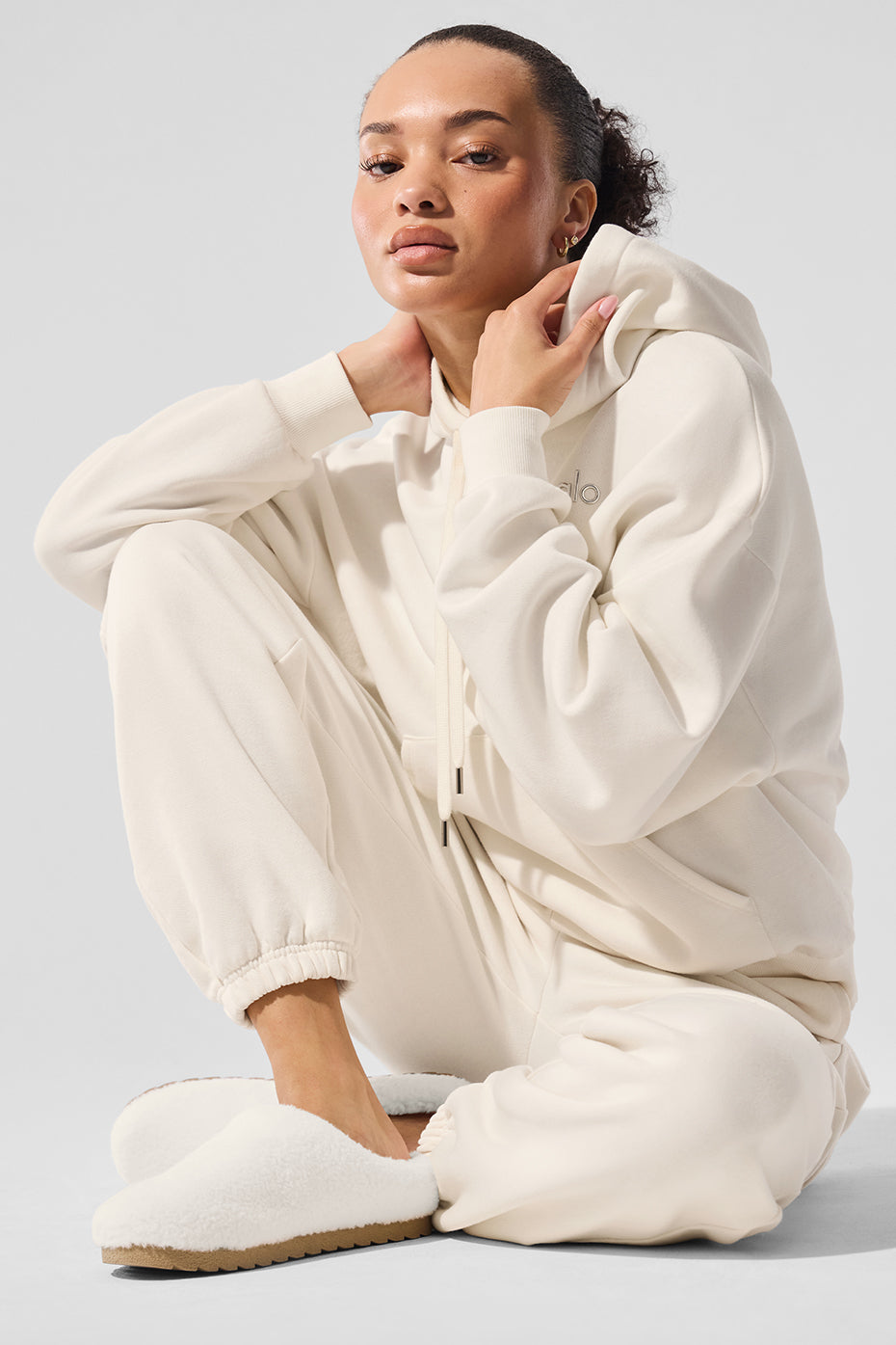 Accolade Hooded Sweatshirt — Ivory