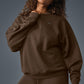 Accolade Crew Neck Crew Sweatshirt — Espresso