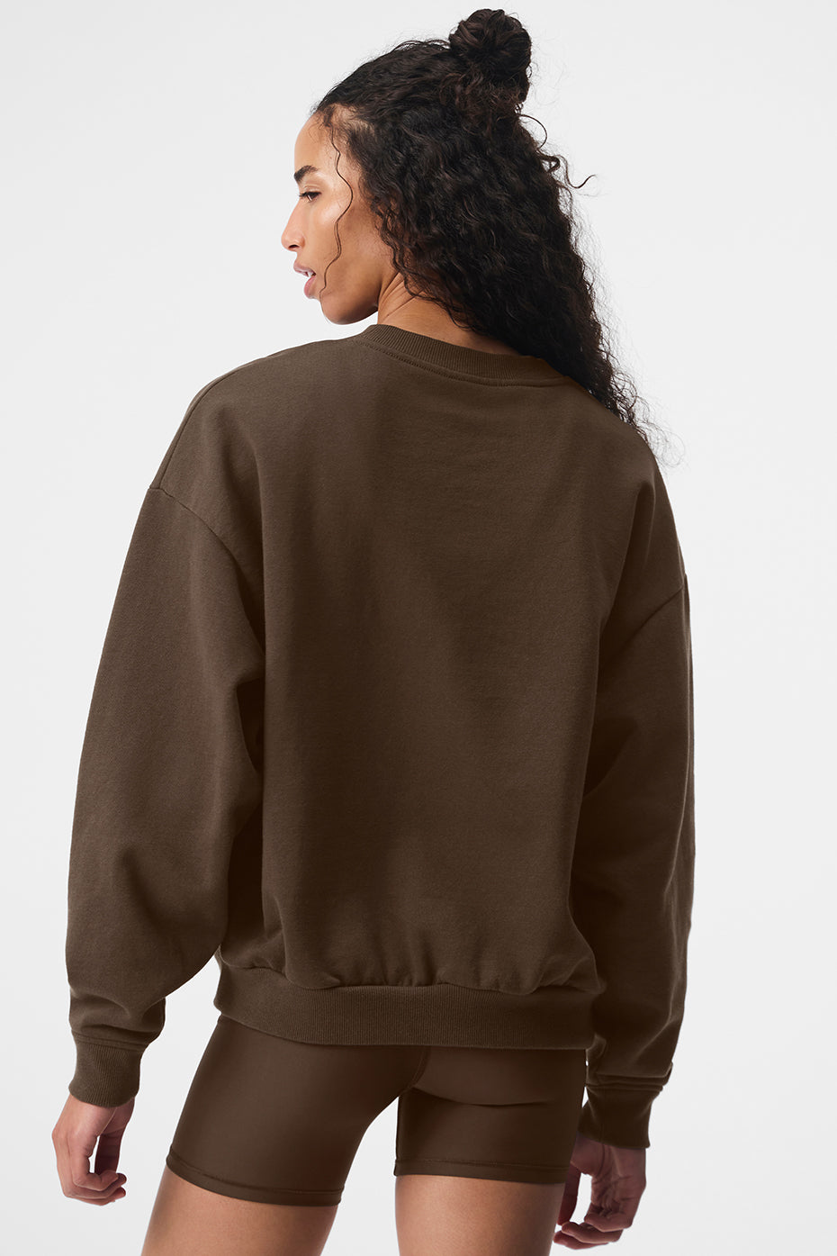 Accolade Crew Neck Crew Sweatshirt — Espresso