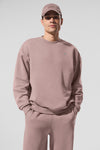 Accolade Crew Neck Crew Sweatshirt — Taupe