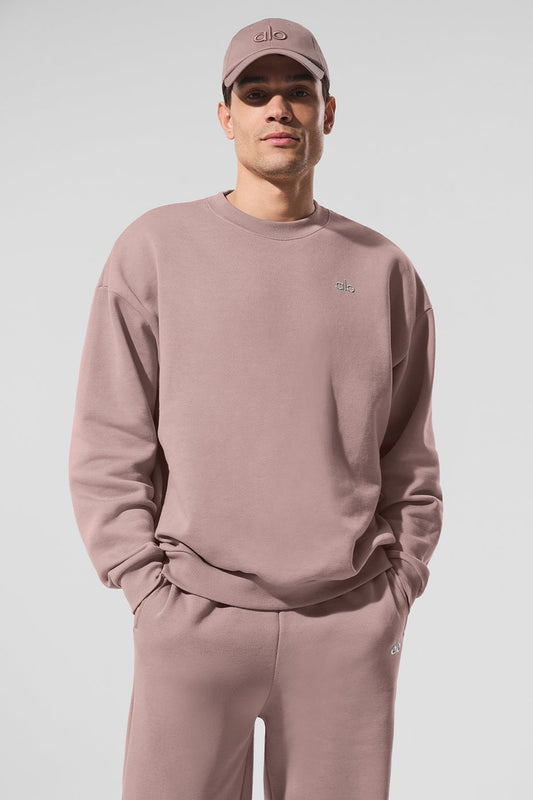Accolade Crew Neck Crew Sweatshirt — Taupe