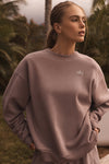 Accolade Crew Neck Crew Sweatshirt — Taupe
