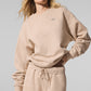 Accolade Crew Neck Crew Sweatshirt — Macadamia