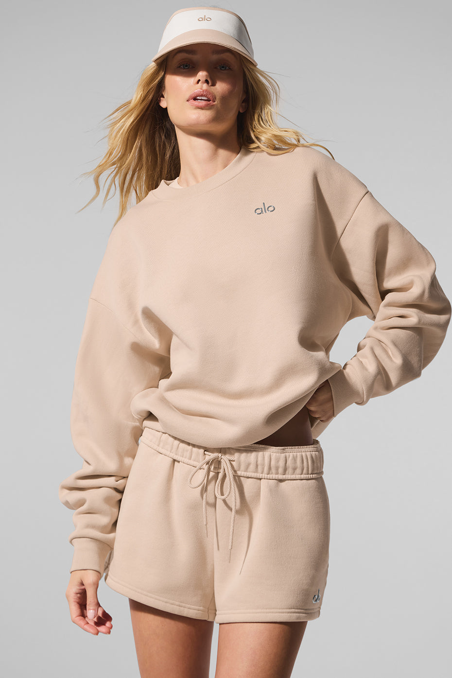 Accolade Crew Neck Crew Sweatshirt — Macadamia
