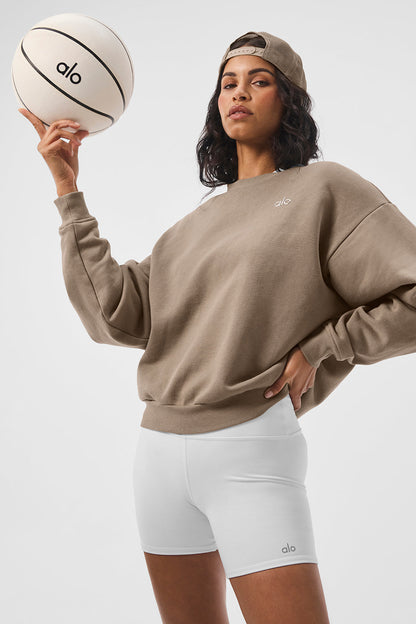 Accolade Crew Neck Crew Sweatshirt — Gravel