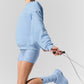 Accolade Crew Neck Crew Sweatshirt — Seashell Blue