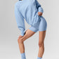 Accolade Crew Neck Crew Sweatshirt — Seashell Blue