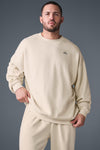 Accolade Crew Neck Crew Sweatshirt — Oat Milk