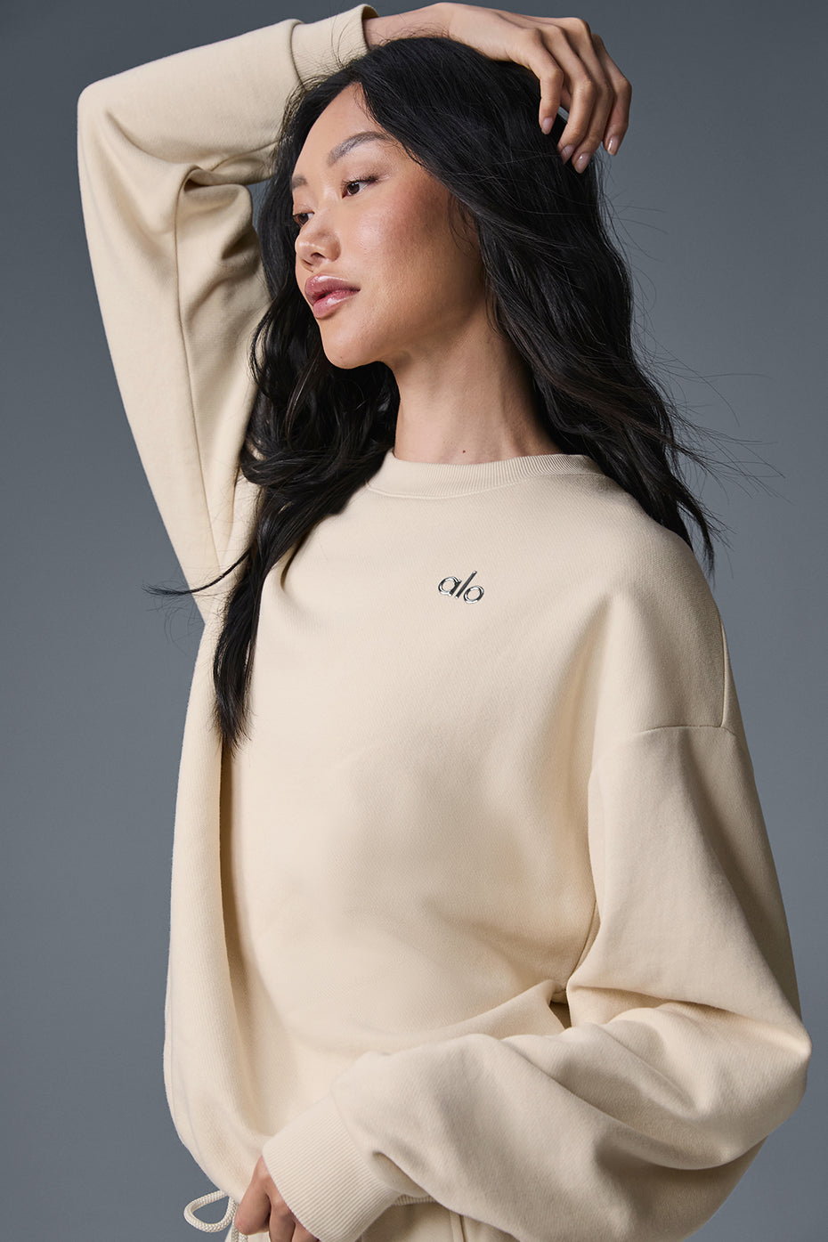 Accolade Crew Neck Crew Sweatshirt — Oat Milk