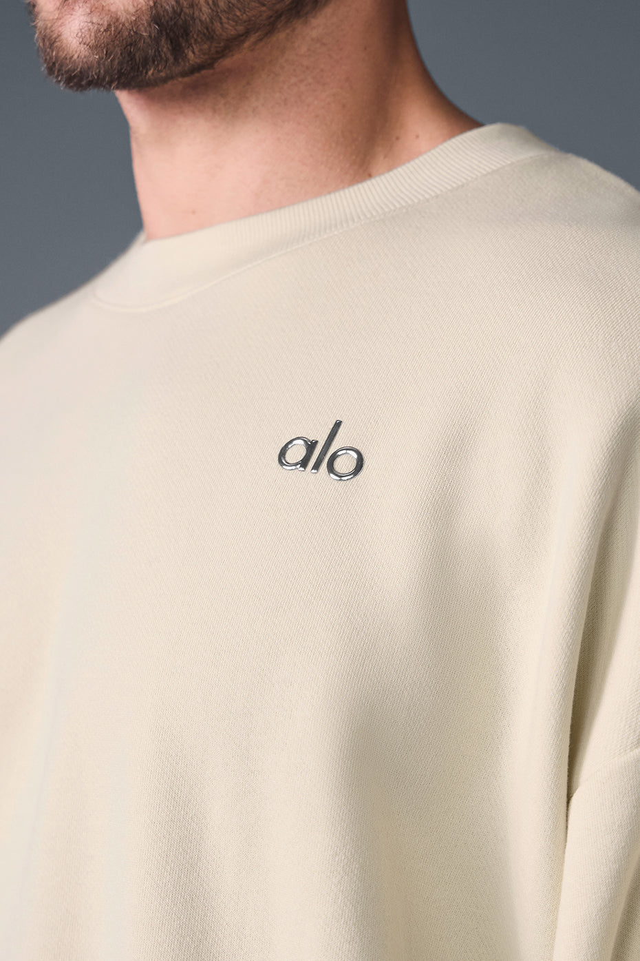 Accolade Crew Neck Crew Sweatshirt — Oat Milk