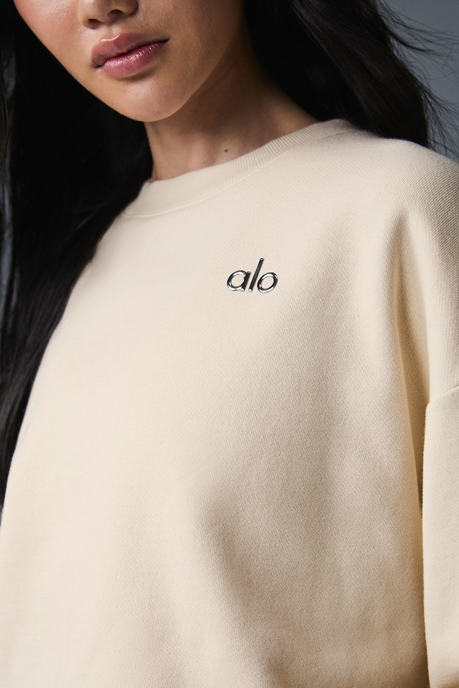Accolade Crew Neck Crew Sweatshirt — Oat Milk