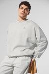 Accolade Crew Neck Crew Sweatshirt — White Heather