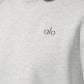 Accolade Crew Neck Crew Sweatshirt — White Heather