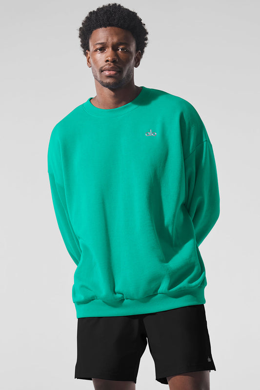 Accolade Crew Neck Crew Sweatshirt — Spruce Green