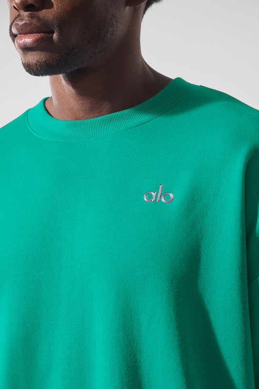 Accolade Crew Neck Crew Sweatshirt — Spruce Green