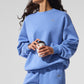 Accolade Crew Neck Crew Sweatshirt — Crystal Clear Blue