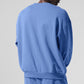 Accolade Crew Neck Crew Sweatshirt — Crystal Clear Blue